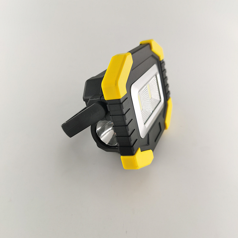 Cross-border double-head COB lights, construction site lighting fixtures, camping tent floodlights, street stall night market lights, emergency portable lights Specification image