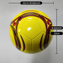 工厂直销批发足球PVC机缝儿童成人2号3号4号5号训练比赛学生用球