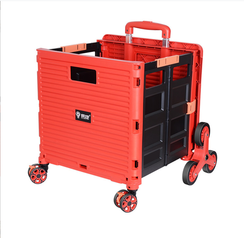 Folding shopping cart, climbing trolley, grocery shopping cart for going upstairs Item Picture