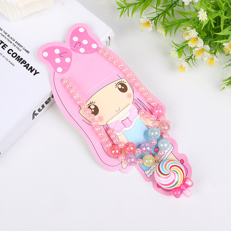 儿童项饰实物图