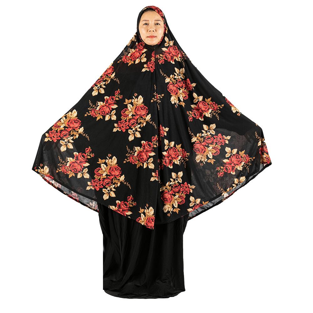 Factory Cross-Border Line Hot Sales Of Muslim Women In The Middle East And America Printed Headscarf Xl-6Xl Code