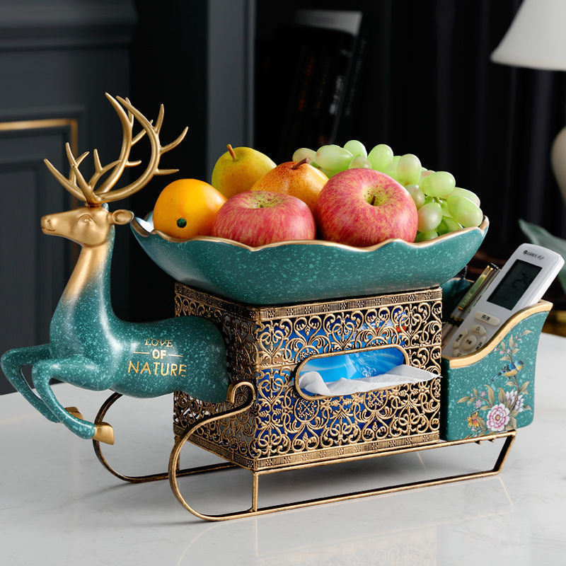 Creative Deer Large Fruit Plate details Picture