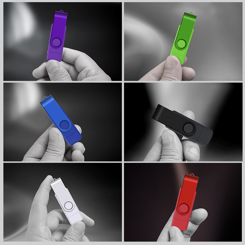 USB3.0128G礼品创意旋转个性优盘64g32g16g8g企业刻字logo批发u盘 pic 13