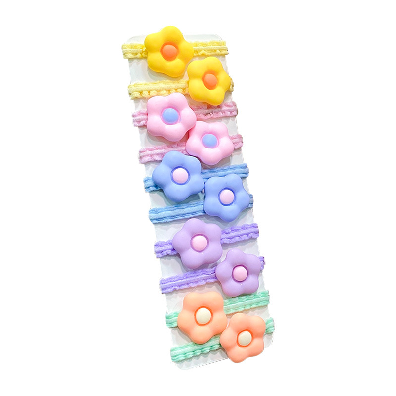 Girls' Hair Accessories Spring Color Skirt Skirt Headband Cute Cartoon Rubber Band Hair Band Small Thumb Headband Headband For Children Item Picture