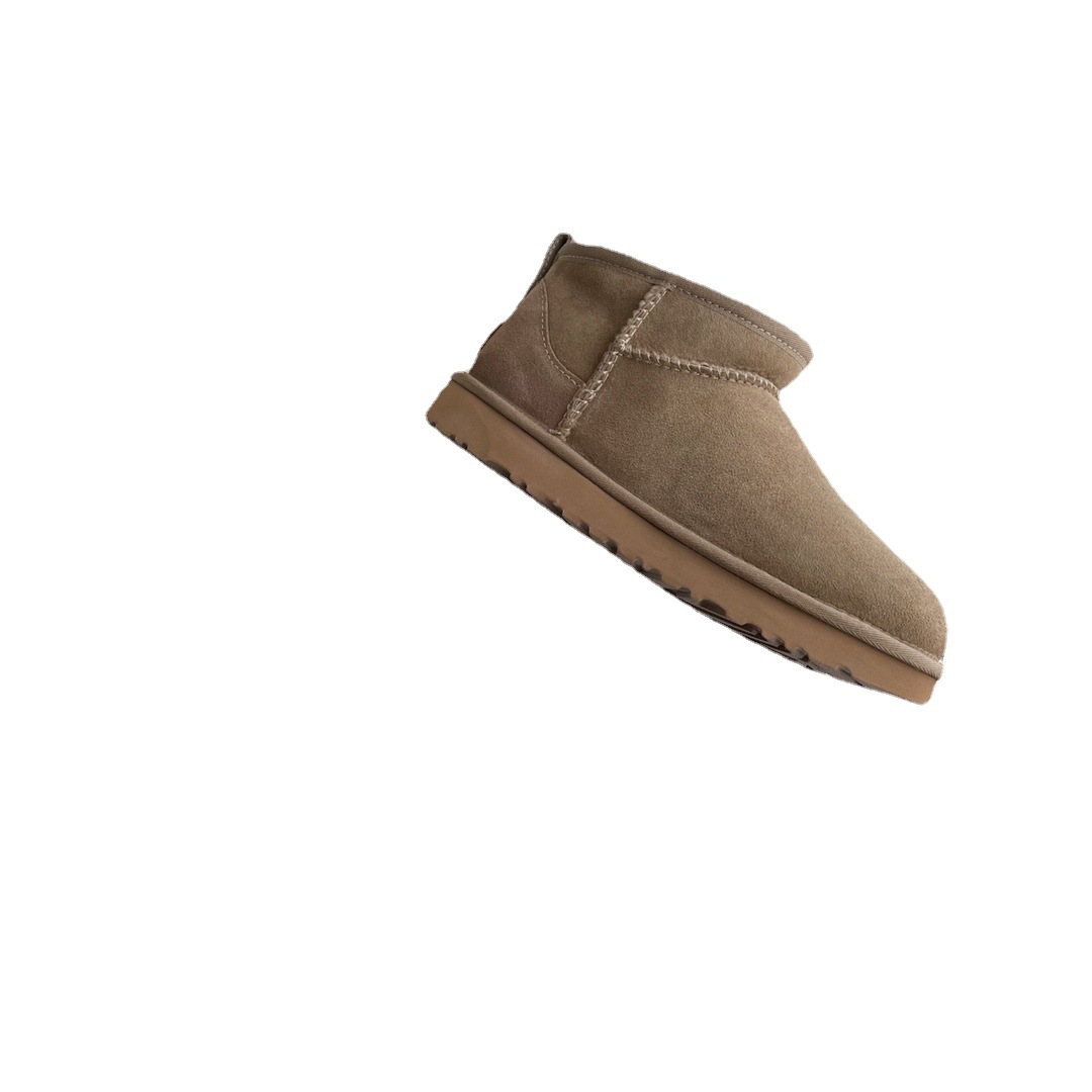 mini ankle boots, Henan Sangpo snow boots, women's snow boots, men's snow boots, fur integrated, Sangpo Village Item Picture