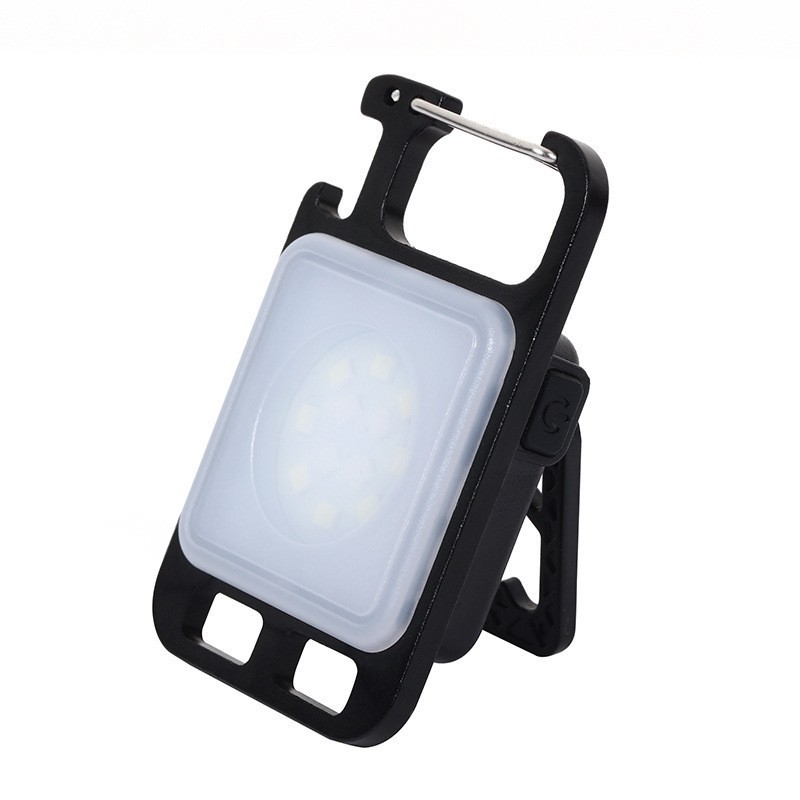 Red, white and blue three-color auto repair work light, strong charging lighting, led maintenance car light, magnetic adsorption mini flashlight Application Scenario