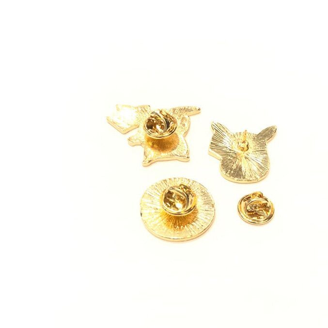 Alloy Japanese Anime Cartoon Pikachu Brooch Cute Cartoon Metal Badge Pokemon Pin Collar Item Picture