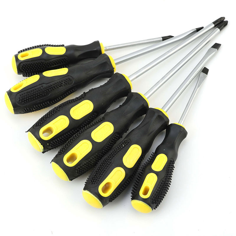 Wholesale of industrial-grade manual screwdrivers, rubber-coated cross-head screwdrivers, screwdrivers, flat-head screwdrivers and magnetic screwdrivers Item Picture