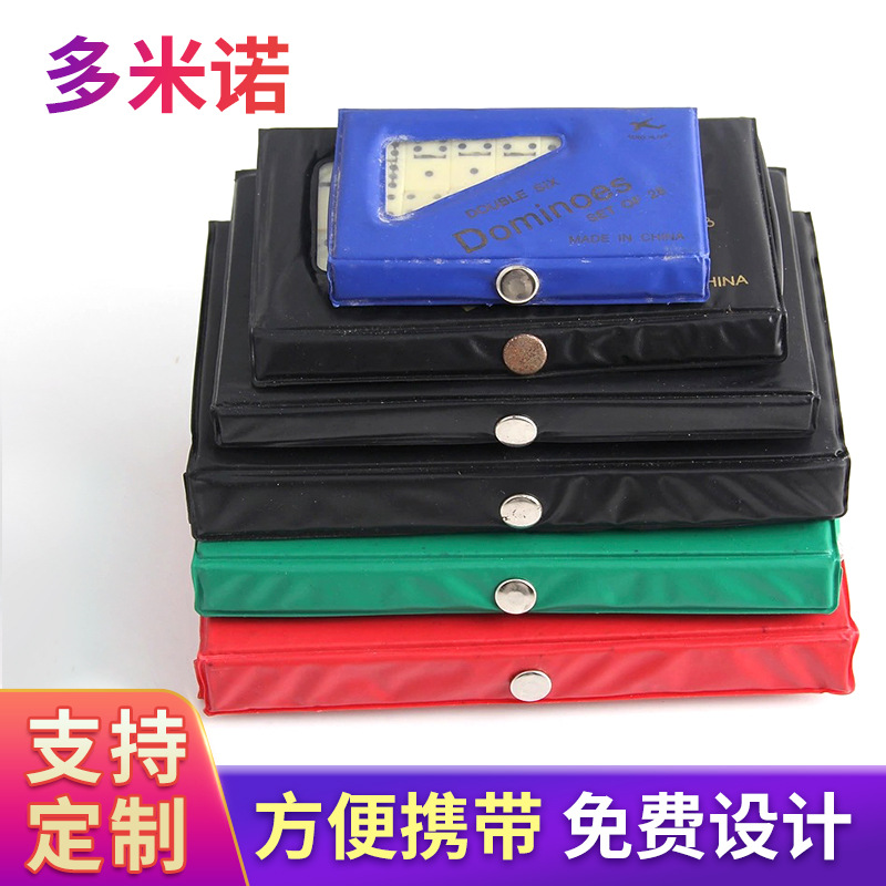 The manufacturer supplies domino plastic dice, leather boxes, small window domino, wooden boxes and dominoes details Picture