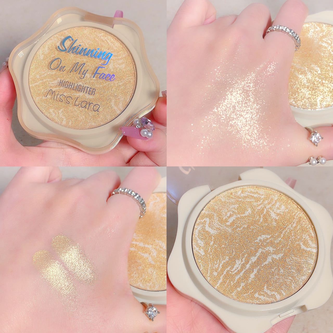Miss Lara Highlight-Monochrome Highlight-Splicing Advanced Sense Everyday Everything Good Smudge Without Stepping On The Thunder Belt Mirror Specification drawing