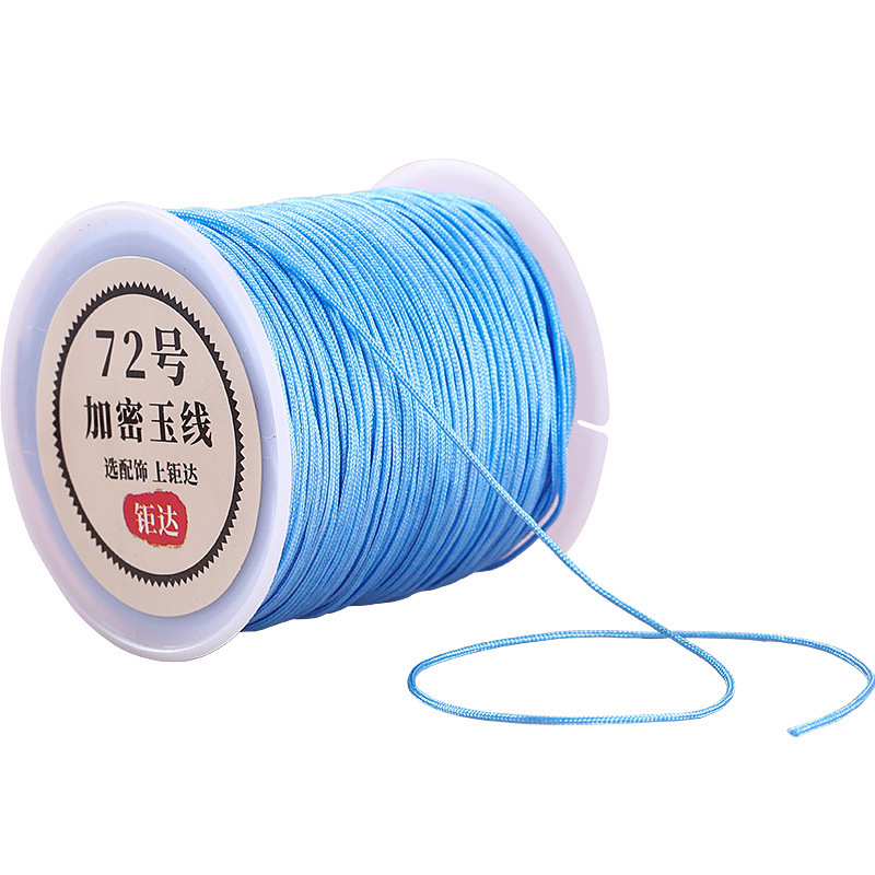 No. 72 jade rope, jade thread, braided thread, beaded thread, diy hand-braided rope, braided bracelet, jade thread, No. 72 thread, braided rope Item Picture