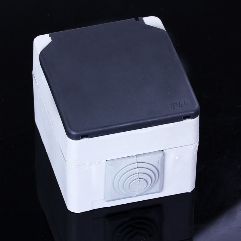 家装批发法国标准插座法规户外防水盒墙壁插座