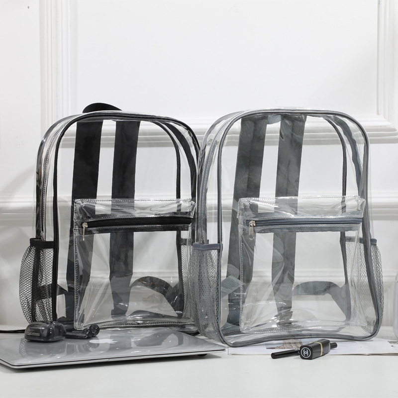 In-stock Amazon bestseller, transparent backpack for school concert, pvc schoolbag, large-capacity student schoolbag Application Scenario