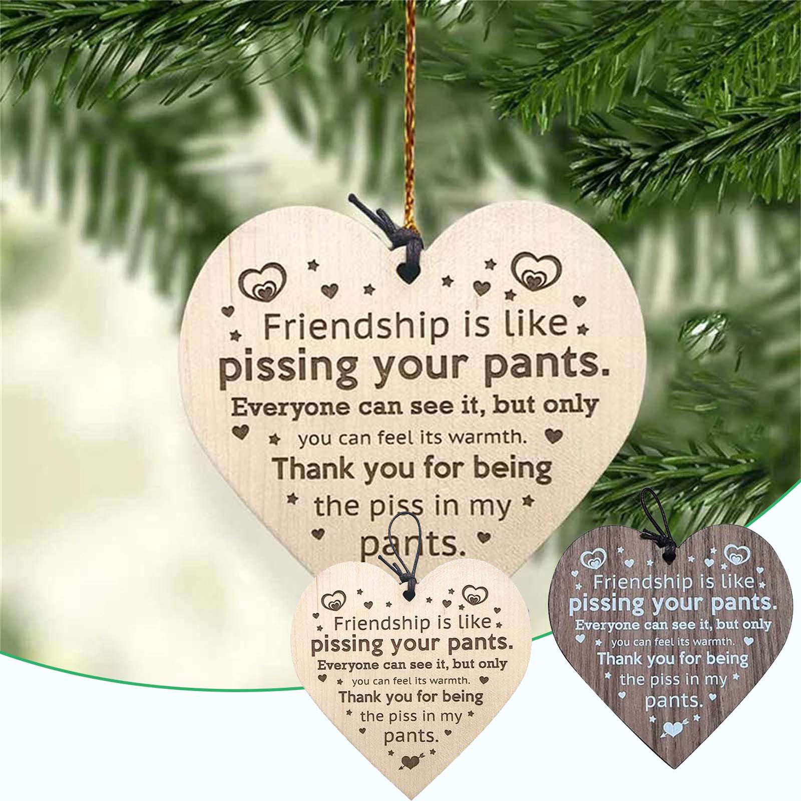 Cross Border Wooden Love Wooden Christmas Gift Friendship Friendship Symbol Of Love Wooden Crafts Hanging Tag