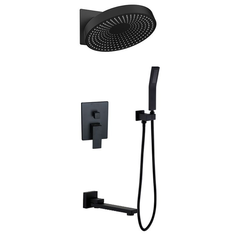 All Copper Hidden Hot And Cold Water Mixing Valve Hotel Bathroom Toilet Hidden Wall Shower Shower Set