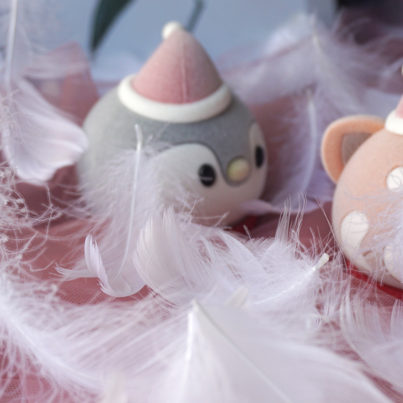 马卡龙彩色小羽毛小飘鹅毛婚礼节日活动舞台装饰礼盒填充材料批发详情14