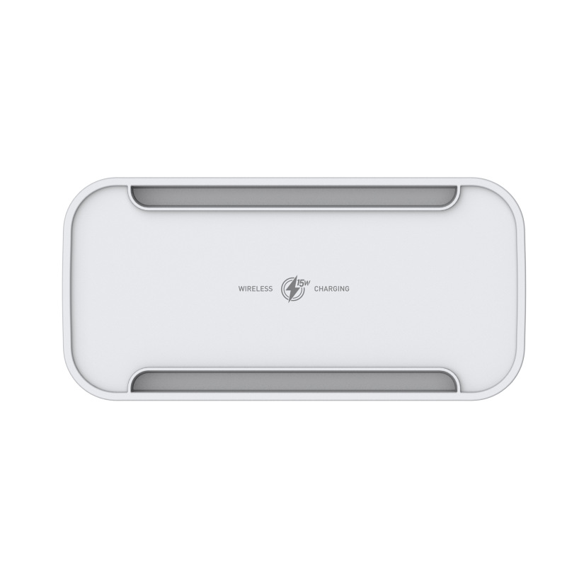 Power strip storage box with Type-C fast charging, wireless charging, power cord, universal socket for Hong Kong and Macao, Lidenuo power strip Application Scenario