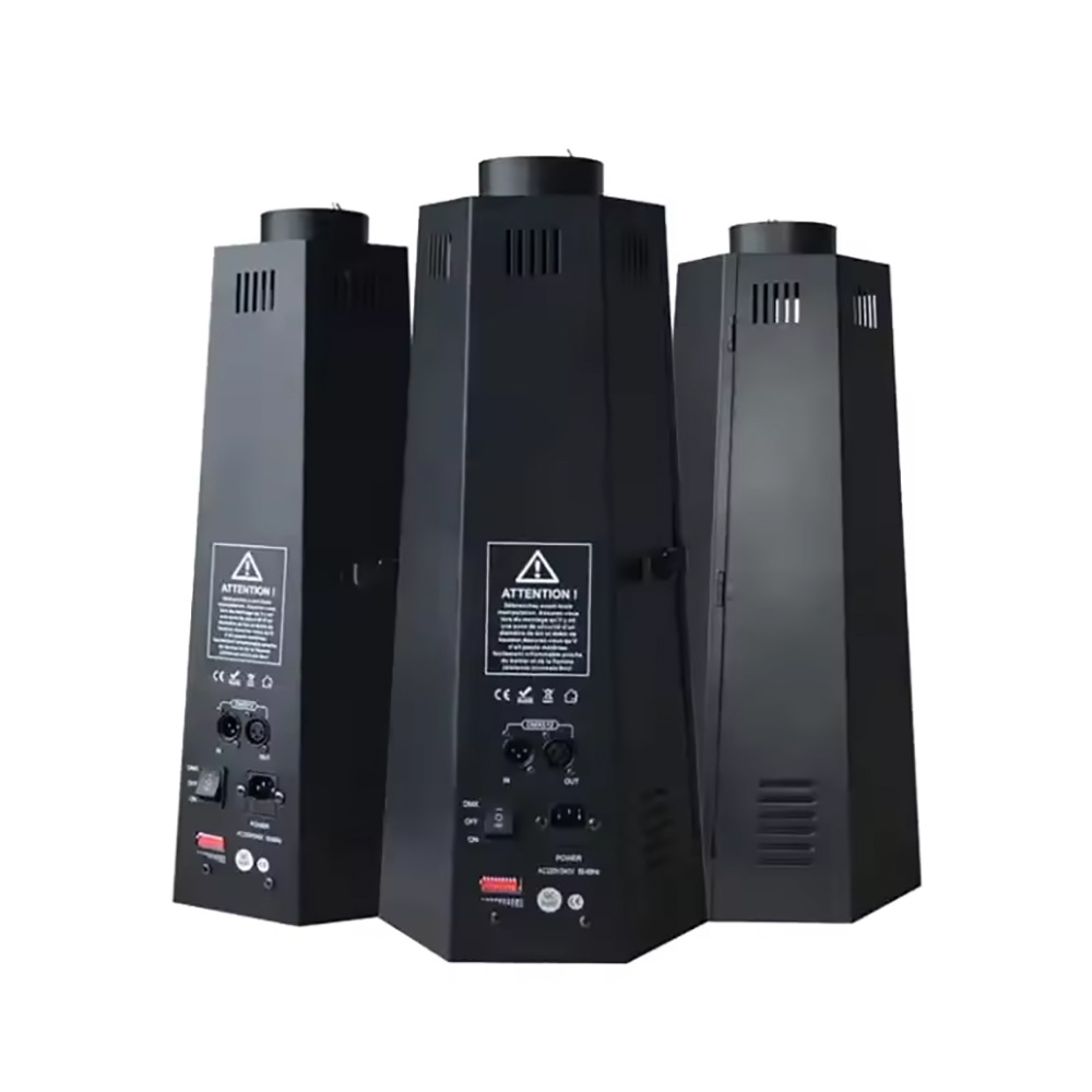 Factory Direct Sales Stage Atmosphere Dmx512 True Flame Wedding Hexagonal Equipment Performance Bar Fire Pillar Flame Machine Lights Application Scenario