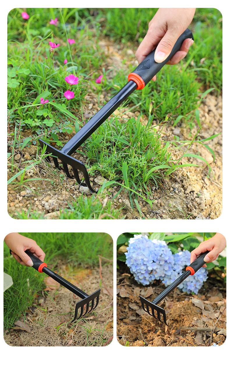 园艺铲子种花工具家用种菜栽花多肉种植铁铲铁锹锄头赶海翻土套装详情19