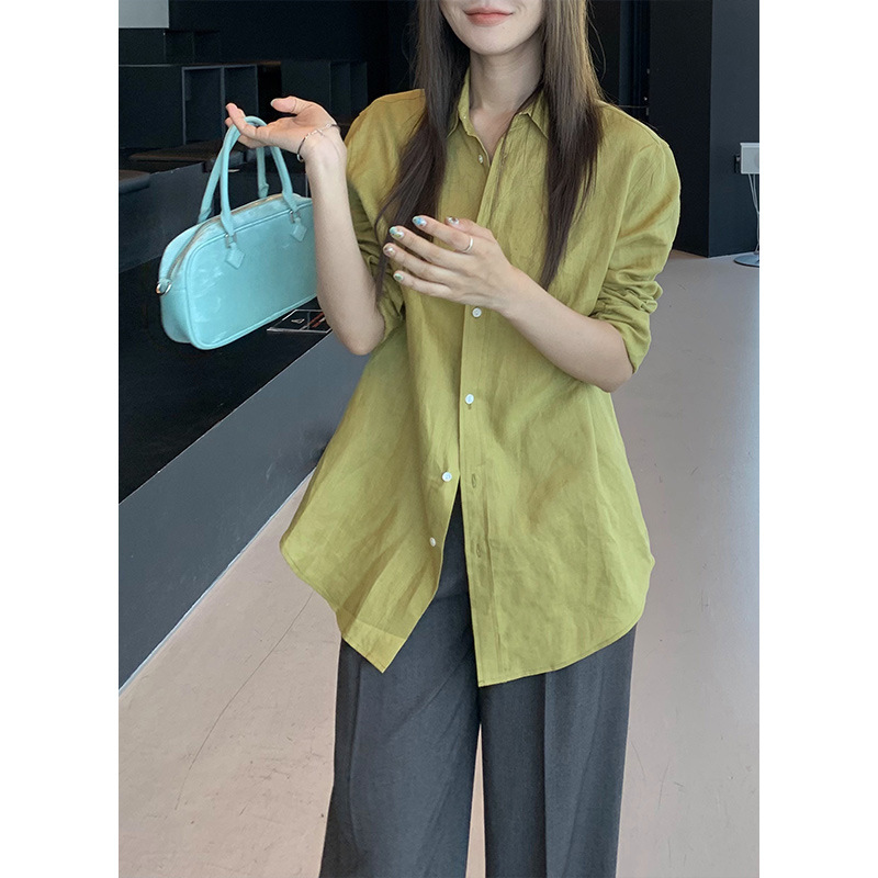 女式衬衫实物图