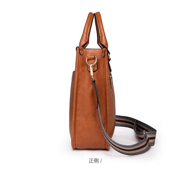 跨境bags包包妈咪包女新款休闲复古手提托特包时尚百搭单肩斜挎包详情11