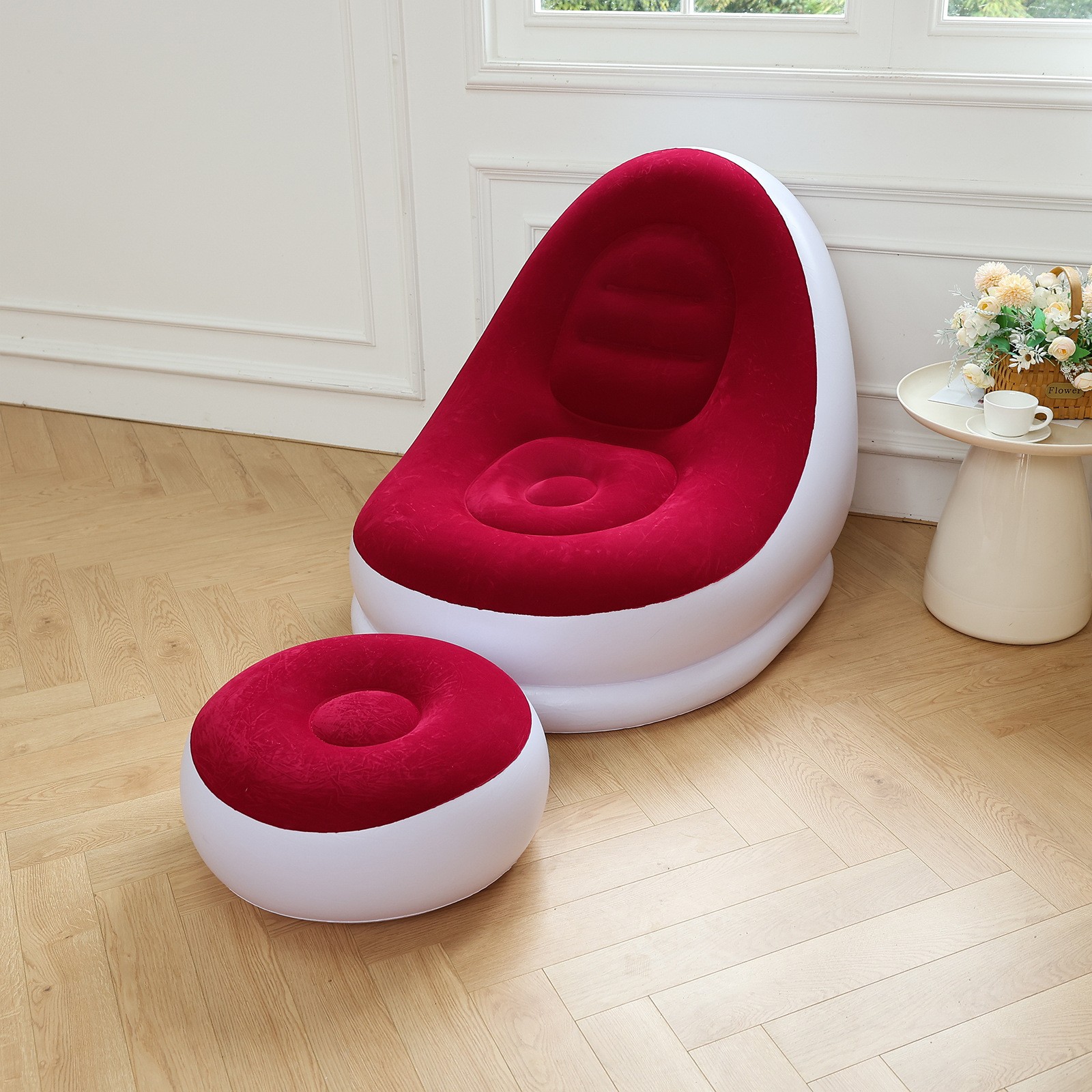 充气沙发/植绒充气沙发/airsofa/沙发床/小户型组合沙发细节图