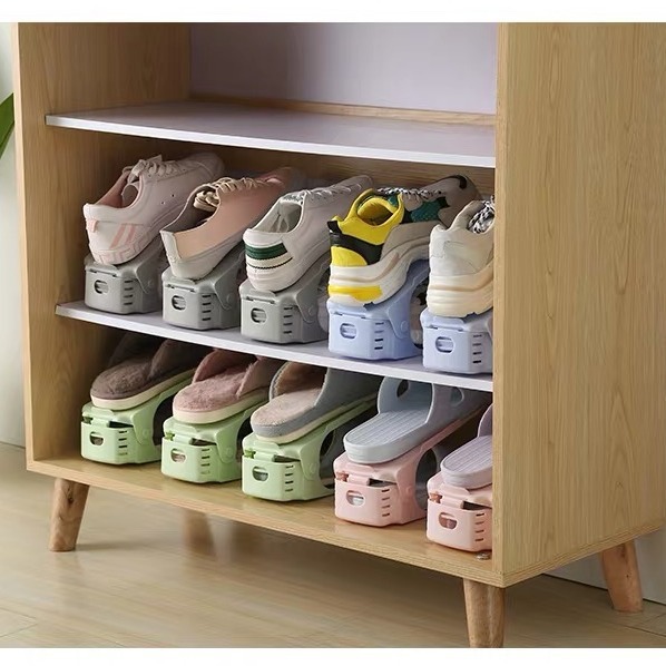 Creative double-layer shoe rack Specification image