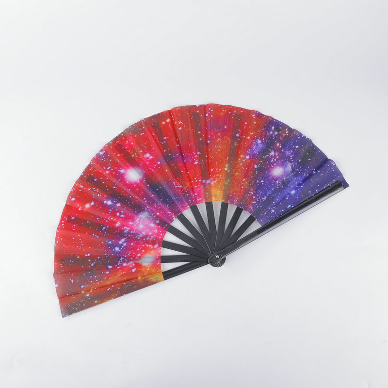 现货批发功夫扇大扇子功夫扇塑料扇骨广告扇图案亚马逊热门爆款详情2