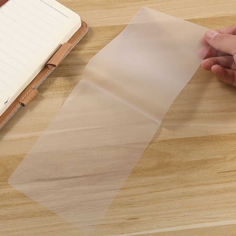 Wholesale A4 plastic film 6-inch, 7-inch, 8-inch full-length silk seal plastic film factory direct supply text and photo card protection film A4 plastic film Application Scenario