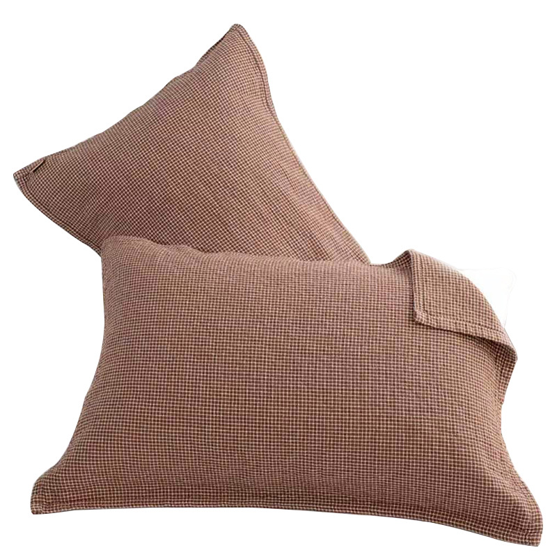 Cotton Pillow Towel Anti-Fall Strap Cotton Gauze A Pair Of High-Grade Household Perspirant Absorbent Breathable Student Dormitory Pillow Towel Item Picture