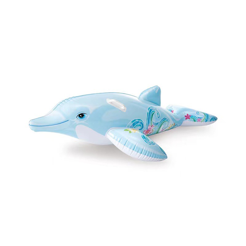 intex 58535 跨境充气水上玩具水上用品成人海豚坐骑戏水玩具详情图2