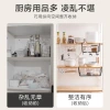 Manufacturer wholesale household kitchen cabinet partition, bottom hanging basket, suspended storage basket, wardrobe storage rack, storage rack Application Scenario