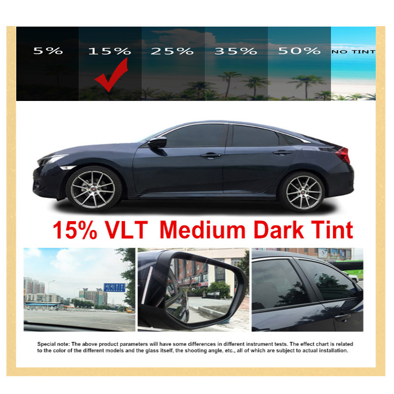 汽车车窗玻璃隐私防晒防爆隔热膜单层抗磨贴膜