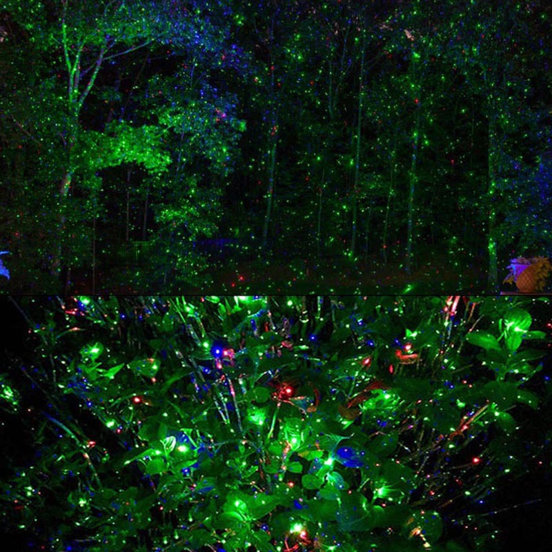 Realistic firefly lawn lights, garden projection lights, laser lights illuminate the park courtyard atmosphere and decorate it with stars all over the sky Application Scenario