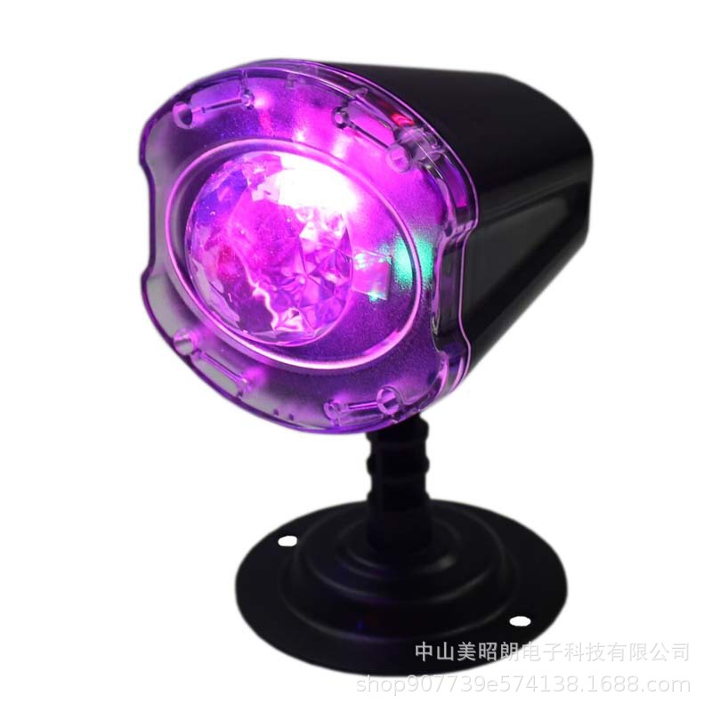 New stage laser lights, starry sky projection lights, European and American festival led water ripple starry sky night lights, one-piece consignment Item Picture