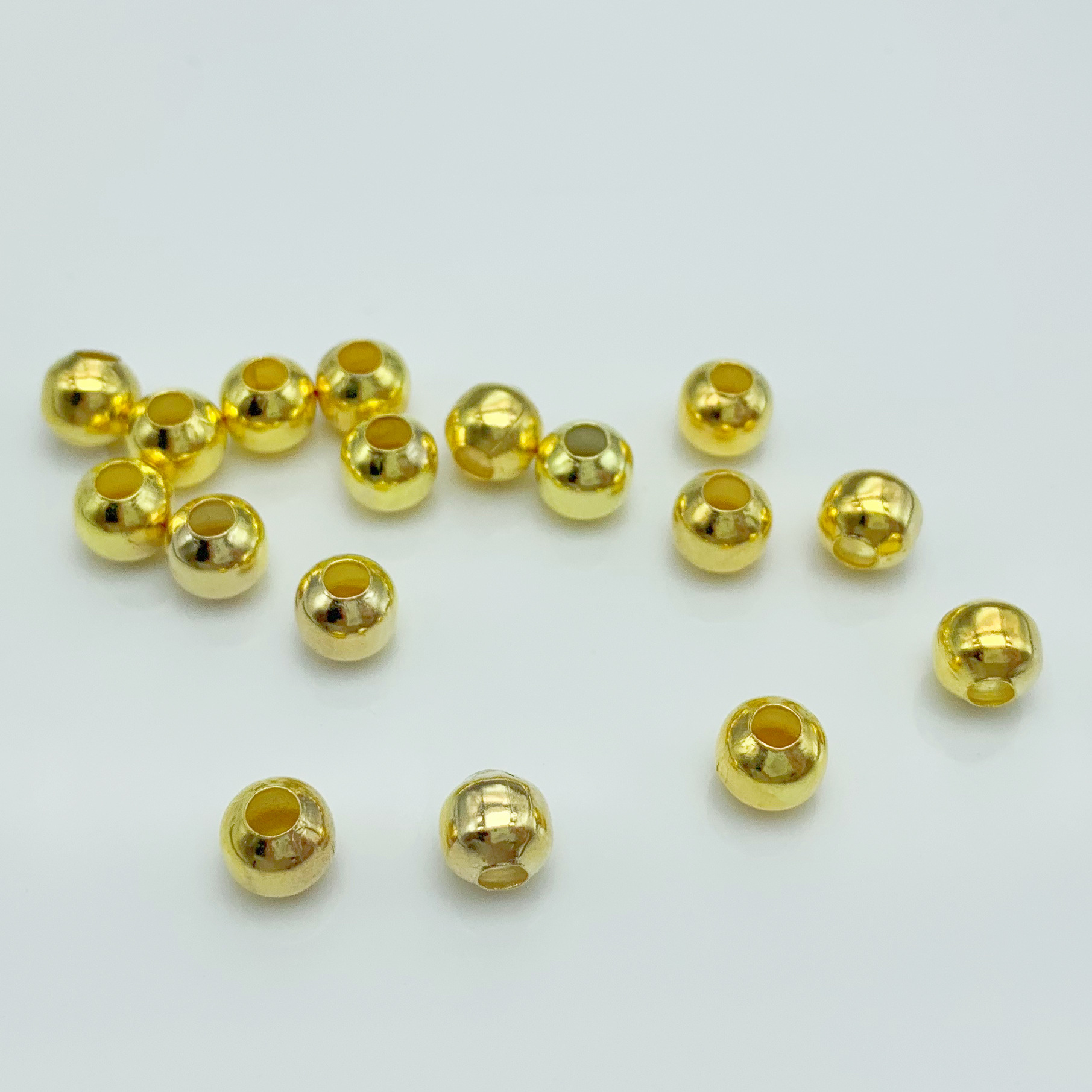 Diy Jewelry Accessories Iron Bead Bead Double Hole Iron Bead Wholesale 5000 / Package Spot Direct Sales Specification drawing