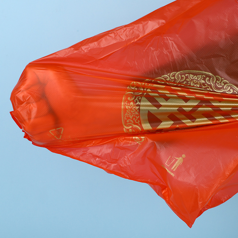 Factory direct supply of red vest plastic bags, "Fu" character congratulatory and prosperous plastic bags, wedding candy plastic bags. Bulk purchase offers better prices Specification image