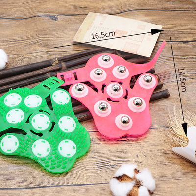 Nine Bead Massage Brush Massage Oil Nine Bead Brush Massage Body Steel Ball Rolling Massage Massage Machine details Picture