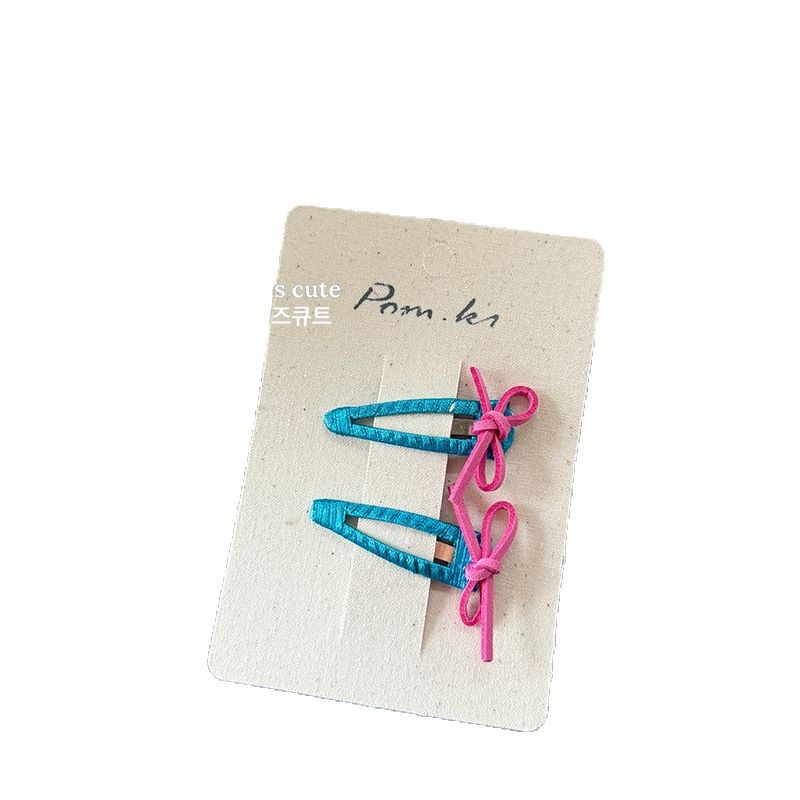 Korean girl lazo temperamento clip lateral flequillo clip dulce broche clip lateral bb clip corazón chica multiplos accesorios para el pelo Item Picture