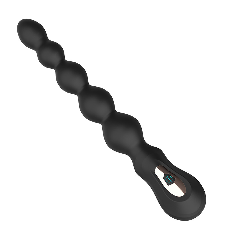 Personal bead anal plug multi-frequency vibration ball anal reamer silicone masturbator adult products Specification drawing