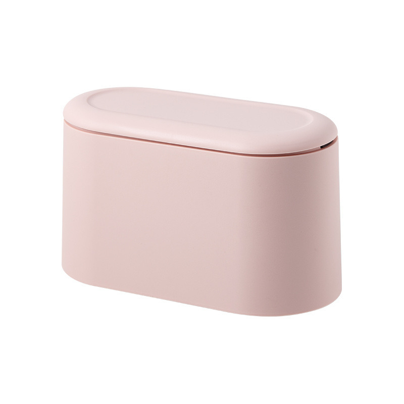 Pop-up lid desktop trash can Item Picture