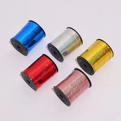 Wedding Balloon Laser Cable Tie Balloon Ribbon Ribbon Ribbon 500 Yards Laser Balloon Ribbon Tie Balloon Accessories Rope