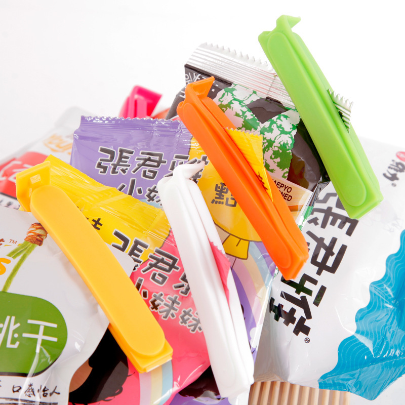 Snack moisture-proof sealing clip, coffee and tea bag clip, plastic sealing clip, moisture-proof tea clip, gift clip
