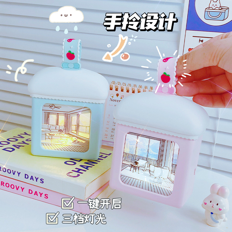 画屋投影灯/房子阴影投灯/睡眠夜灯细节图