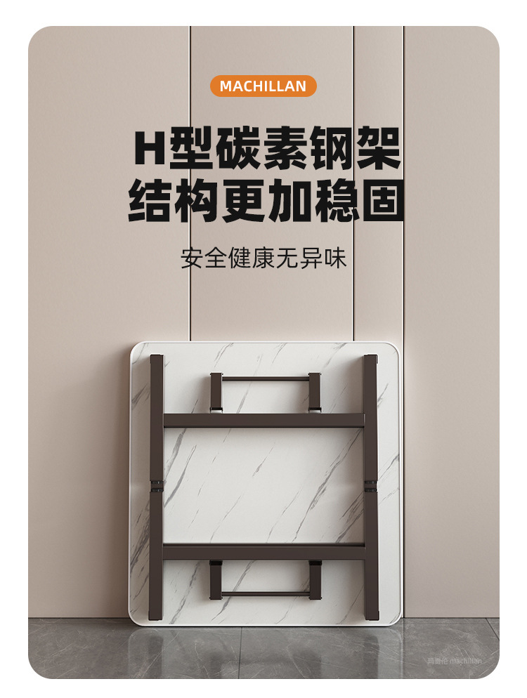 折叠桌子小户型四方桌子矮桌正方形便携式出租房小方桌简易摆摊桌详情8