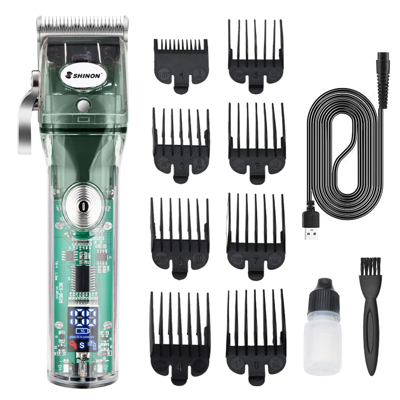 Wholesale of waterproof electric clippers specially designed for barbers, full-body water-washable haircuts, trimming and polishing hair clippers Application Scenario