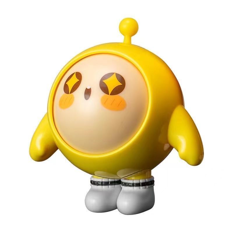 Genuine authorization round happy face toy variable expression doll doll spell spell round musicians do creative Item Picture