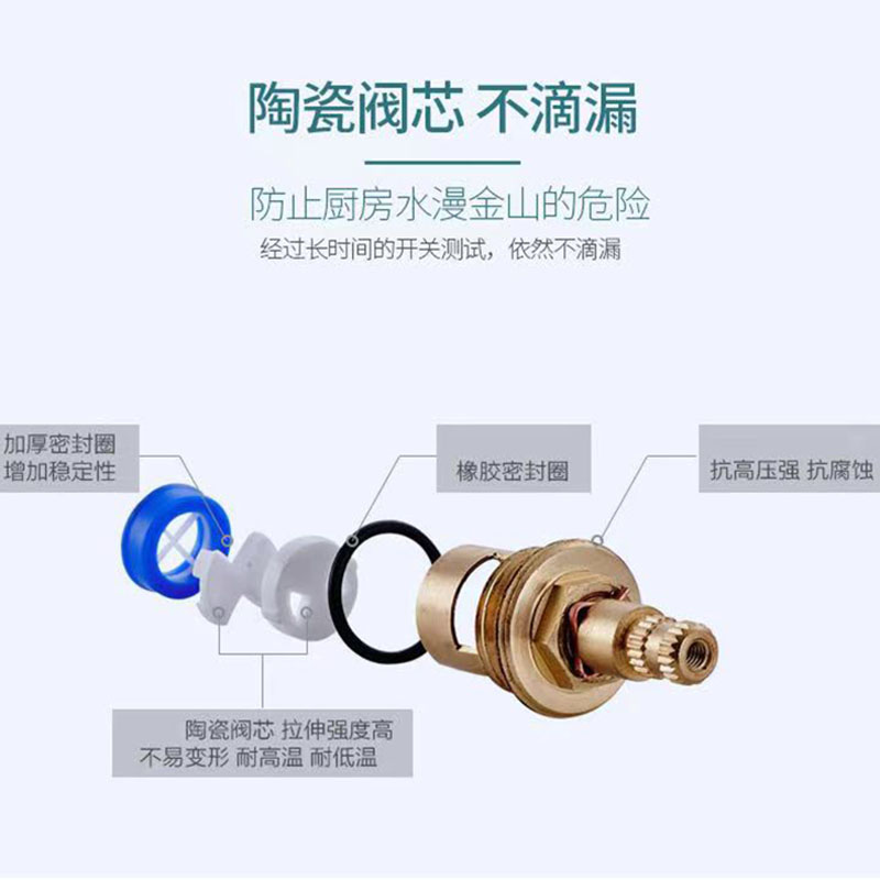 Wholesale of kitchen single-cooling faucets, washing basins, sinks, laundry counters, and sink swivel universal faucets from manufacturers Application Scenario