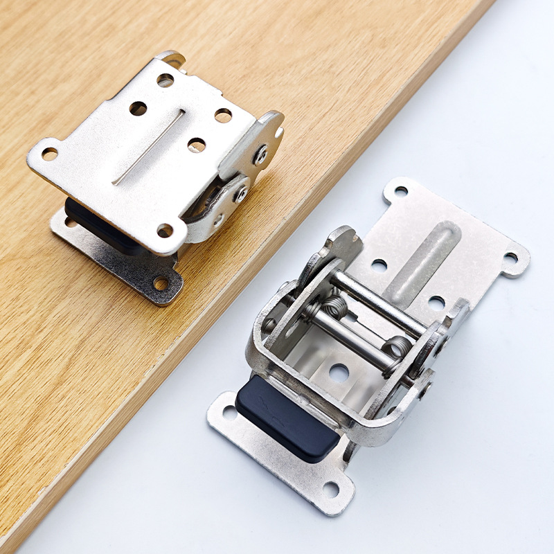 90-degree self-locking folding hinge table, chair, bed leg furniture extension connection piece Folding hinge hinge accessory fixing piece
