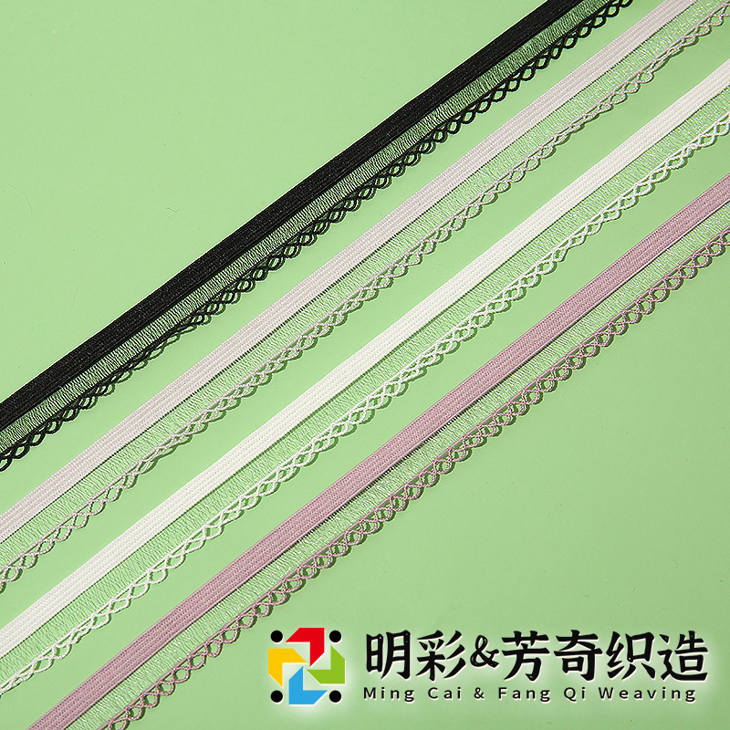 Wholesale of colorful lace, webbing, elastic bands, breathable sofas, clothing, curtains, accessories, edge wrapping bands and elastic bands